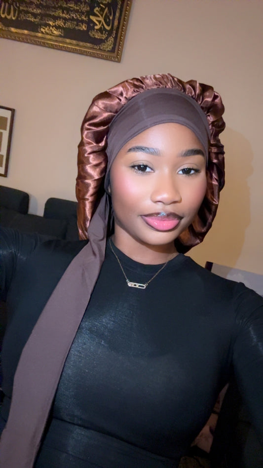 Bonnet en satin non personnalisé