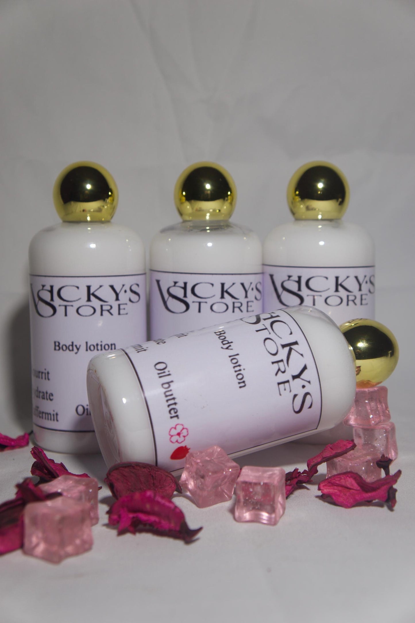 Lait de corps teint marron