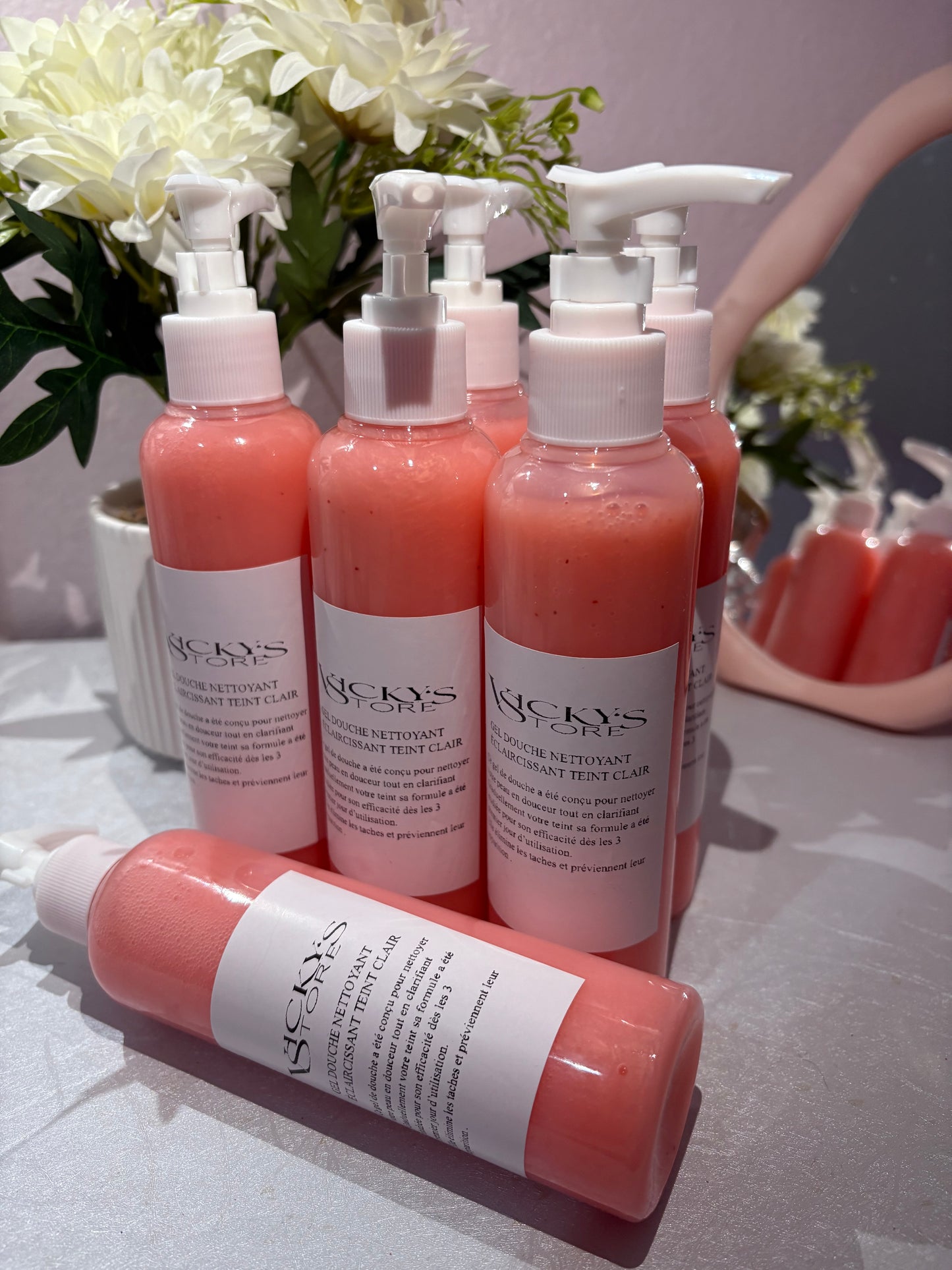 Gel douche teint claire