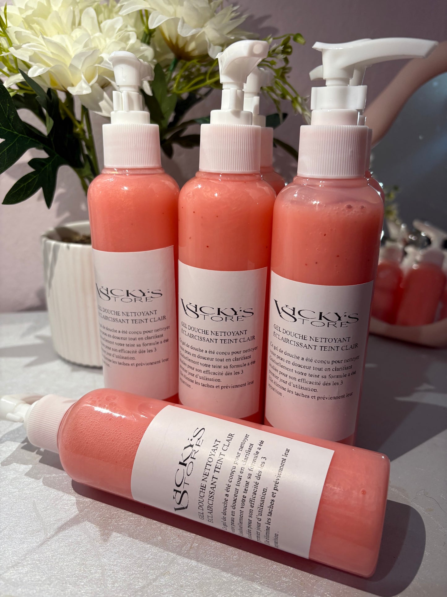 Gel douche teint claire