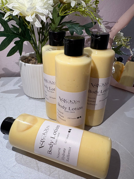 Lait de corps teint claire